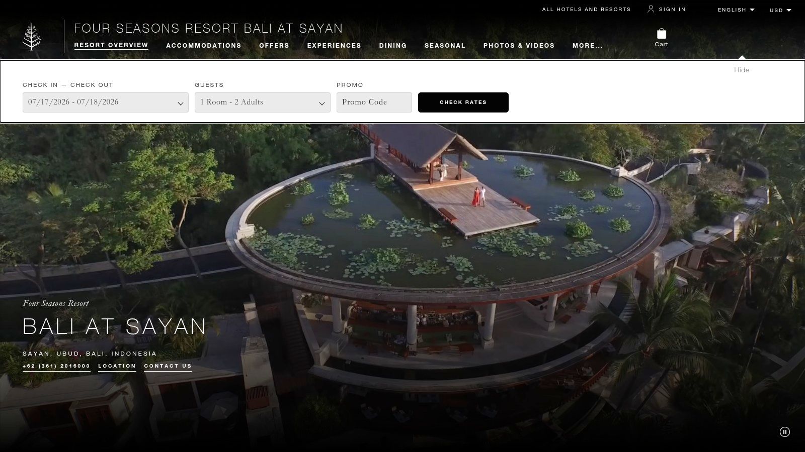 Four Seasons Resort Bali at Sayan